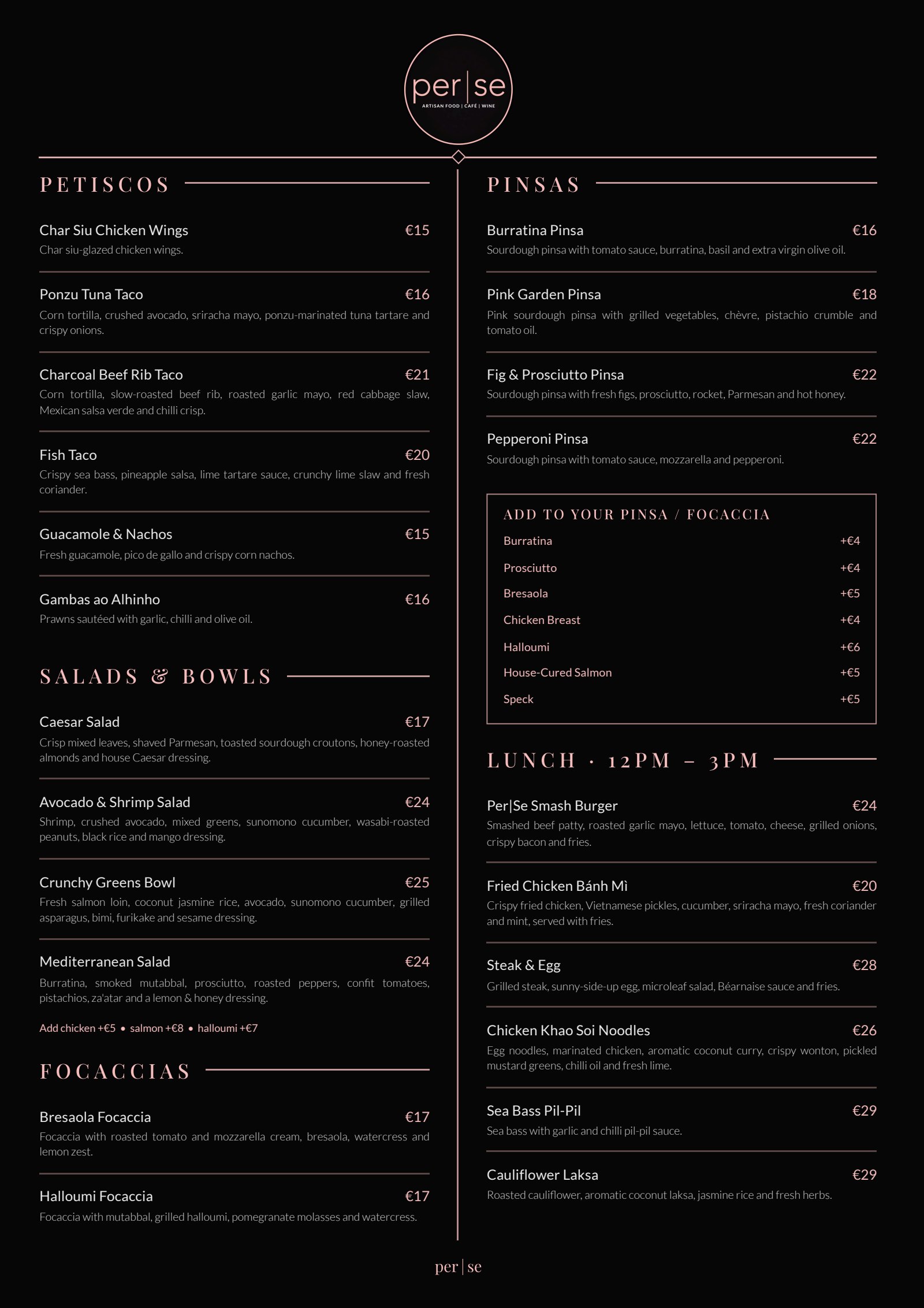 Brunch Menu EN — back